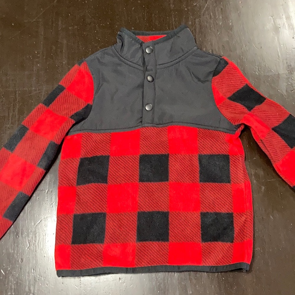 3T red plaid jacket